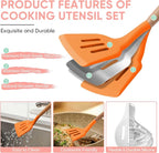 Herogo 5-Piece Cooking Utensils Set, Silicone Kitchen Utensils Set - Image 3