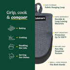 Cuisinart Mini Oven Mitts – 5.5” x 7” Heat-Resistant Kitchen Mitts - Image 5