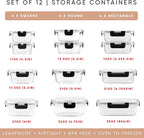 JoyJolt 24pc Borosilicate Glass Storage Containers - Image 9
