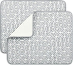 SUBEKYU Dish Drying Mats for Kitchen Counter, Microfiber Absorbent Dish by SUBEKYU