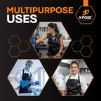 Xpose Safety Heavy Duty Vinyl Waterproof Aprons, Industrial and Commercial Use - Image 2