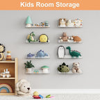 upsimples 14 Pack Acrylic Shelves Wall Organizer and Storage, Toy Cars - Image 8