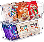 Sorbus Stackable Storage Bins Open Front, Pantry Bins - Image 2