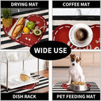 Valentine's Day Dish Drying Mat - Image 7