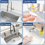 Faucet Mat for Kitchen Sink – 24” x 5.1” Extra-Long Silicone Splash Guard - Image 7