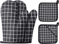 Oven Mitts and Potholders BBQ Gloves-Oven Mitts and Pot Holders by Win+Change