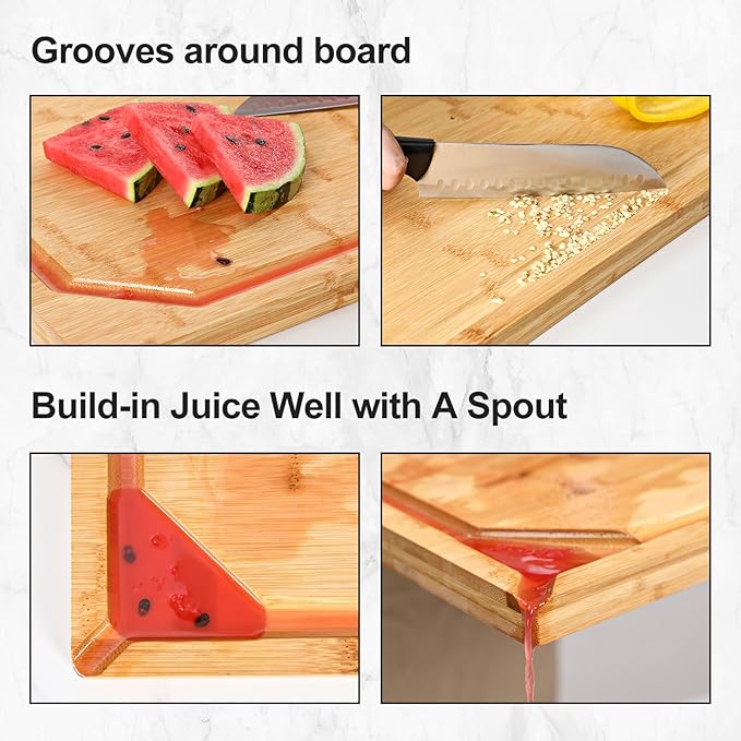 24 x 18 Extra Large Bamboo Serving Boards - Image 4