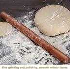 Aisoso French Rolling Pin, 17.7 Inches Wood Rolling Pin - Image 5