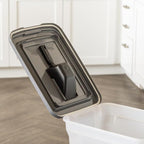 IRIS USA Dog Food Storage Container 40 lbs, Attachable Wheels, & Included Scoop - Image 5