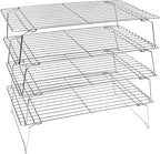 KITCHENATICS 4-Tier Stackable Cooling Racks by KITCHENATICS