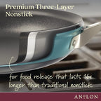 Anolon Achieve Hard Anodized Nonstick Cookware Pots and Pans Set, 9 Piece - Image 5