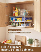 EVERIE Extendable 3-Tier Kitchen Cabinet & Pantry Organizer - Image 4