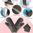 4 Pcs Oven Mitts and Pot Holders, 500°F High Heat Resistant Kitchen Oven Mitts - Image 3
