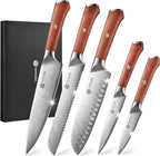 YOTSUBA 5 PCS Kitchen Knife Set, Professional Razor Sharp Japanese Knife Set by ExperiencethetrueessenceofJapanesecraftsmanshipandprecisionwiththeYotsubaKnife-embodyingthespiritofJapanineveryslice