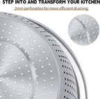 Colander 304 Stainless Steel 3-quart - Image 2