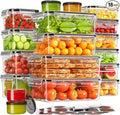 KEMETHY 36-Piece Food Storage Containers by KEMETHYFocusesonCreatingEfficientStorageProductswithQualityMaterials