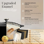 Nuovva Enamelled Cast Iron Dutch Oven Pot - Image 3
