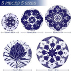 5 Pieces Bowl Covers Reusable, 5 Size Elastic Cloth Bowl Covers - Image 2
