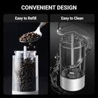 ThermoMaven 110ml Rechargeable Electric Salt and Pepper Grinder Set - Image 6
