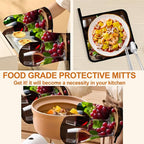 Grape Wine Oven Mitts with Matching Potholders - Image 5