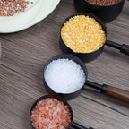 Set of 4 Measuring Cups and Spoons Black Measuring Cups - Image 7
