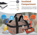 Insulated Casserole Carrier Bag, Expandable Thermal Food Carrier Insulated - Image 4