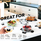 Razab 30 PC Glass Food Storage Containers - Image 4