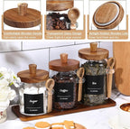 Suclain 3 Pcs Glass Coffee Container - Image 3