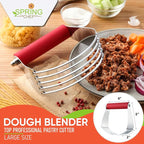 Spring Chef Large Red Dough Blender - Image 2