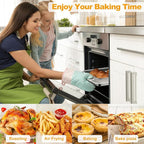 Air Fryer Basket for Oven 12.8"x9.6", 2 Pack Large Air Fryer Basket and Tray - Image 6