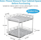 BOIVSHI Spice Rack Organizer, Heavy Duty Vertical Spice Rack Pull Out - Image 6