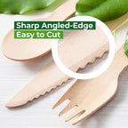 700 PCS Wooden Cutlery Set - Image 5