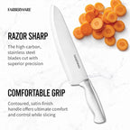 Farberware 15-Piece Kitchen Knife Set, High-Carbon Stainless Steel Blades - Image 3