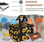 Double Casserole Carrier Bag，Expandable Thermal Food Carrier Insulated Travel - Image 5