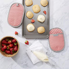 KitchenAid Asteroid Pot Holder 2-Pack Set, Dried Rose - Image 2