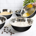WHYSKO Meal Prep Stainless Steel Mixing Bowls Set, Refrigerator, and Kitchen - Image 5