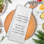 Funny Kitchen Towels, Humorous Gifts Dish Tea Towels, I Keep Hearing it Takes a - Image 2