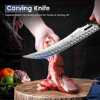 SYOKAMI Butcher Knife Set, Meat Cleaver Chef Knife Set, Japanese Style High - Image 4