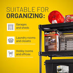 Plano 5-Shelf Plastic Storage Shelves, 73” x 36” x 18”, 750lb Capacity - Image 4