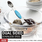 Spring Chef Stainless Steel Magnetic Measuring Spoons Set of 8 - Image 3