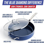 Blue Diamond 5QT Saute Pan - Image 3