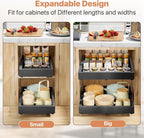 2 Pack Pull out Cabinet Organizer, Width Depth, - Image 8