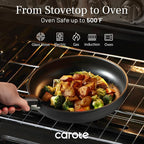 CAROTE 20pcs 4-Ply Premium Hard Anodized Pots and Pans Set Non Stick - Image 6