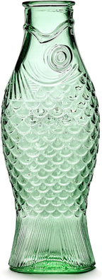 Serax Glass Water Pitcher | Fish & Fish glassware by Paola Navone | Wine Carafe by Serax