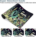 Rnivvi Coffee Mat, Hide Stain Rubber Backed Absorbent Dish Drying Pad - Image 3