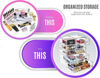 Sorbus Acrylic Makeup Organizer Set, 7-Drawer Vanity & Countertop Cosmetic - Image 4