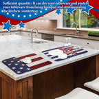 SiliFine 2 Pcs 4th of July Dish Drying Mat - Image 6