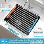 Expandable Roll-UP Dish Drying Rack-Large 304 Stainless Steel Dish Drainer Over - Image 2