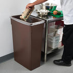 Winco Slender Trash Can - Image 3
