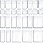 SMARTAKE 28 Piece Drawer Organizers by SMARTAKE